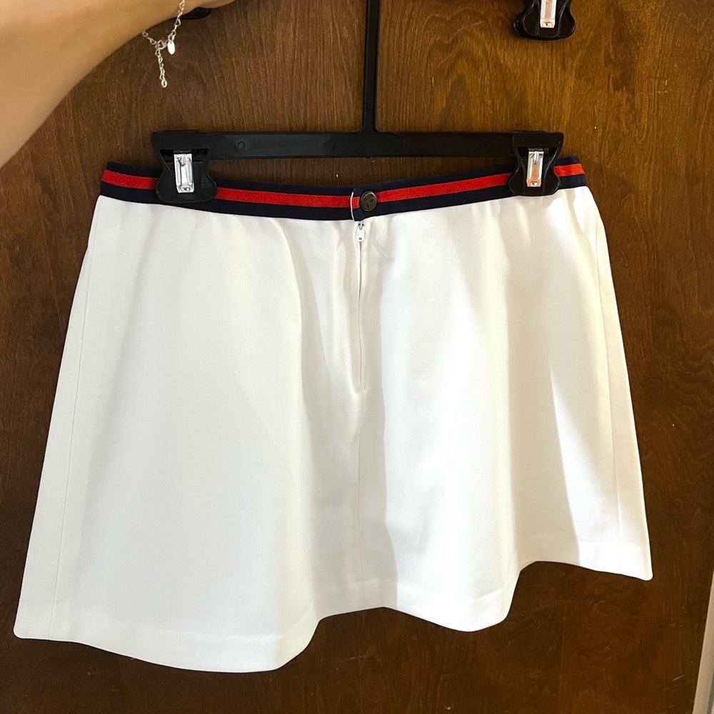 Fila Vintage White Tennis Skirt Made in Italy